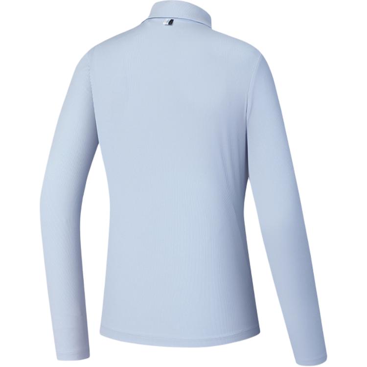 FILA Golf Series UV Resistant Fashionable Comfortable Long Sleeve Polo Shirt Women tops Afternoon-Blue A11W445217F-LB