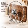 Stainless Steel Cutting Board Holder 3-Slot Chopping Board Organizer  Cutting Board Storage