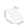 Acrylic Blind Box Display Rack Standing Table Cupcake Cosmetic Perfume Dolls Action Figure Display Rack Decoration Storage Shelf