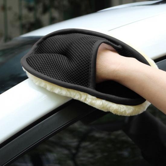 Microfiber Car Wash Mitt with High Density Fiber for Safe Cleaning