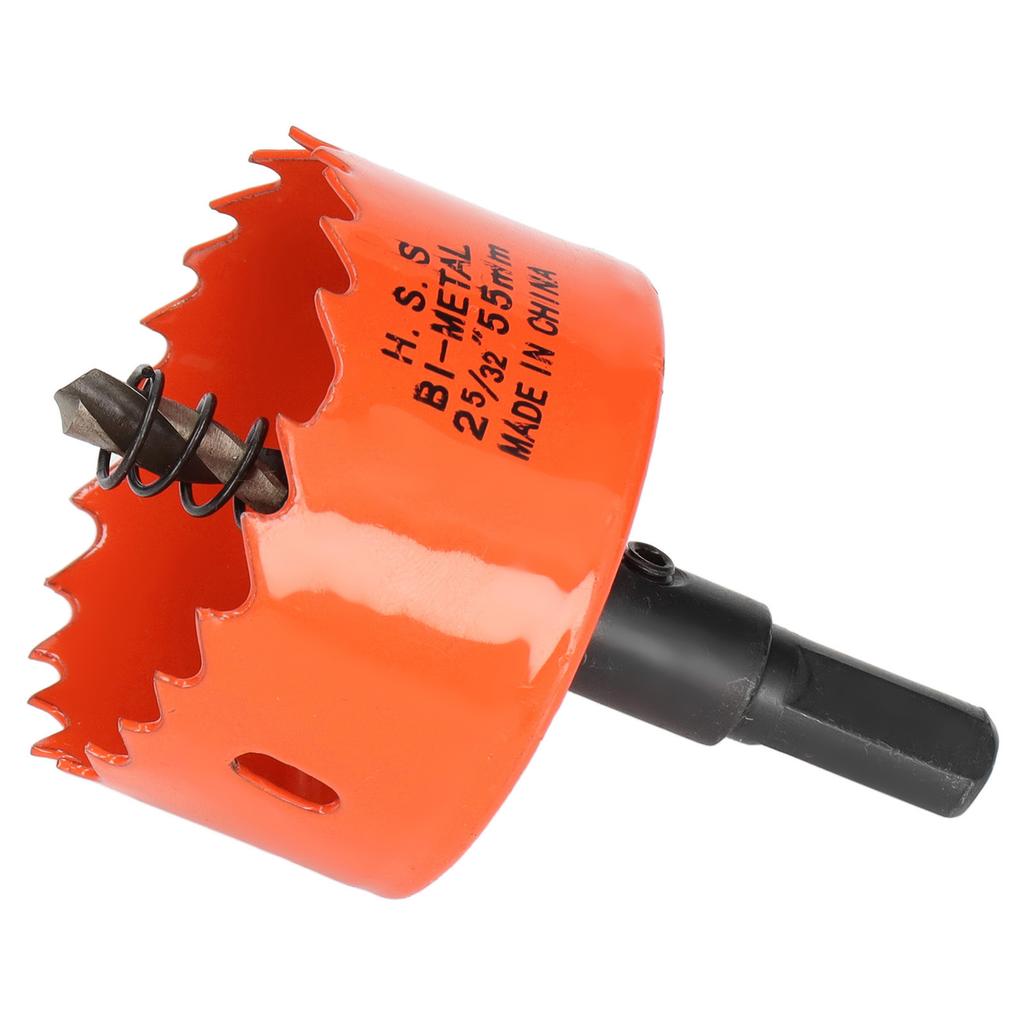 Hole Saw Drill Bit Sharply Teeth Easy Chip Removal High Hardness HSS Hole Cutter with Arbor for