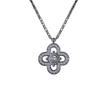 Elegant Flower Crystal Pendant Necklace Y2K Chic Long Chain Alloy Statement Jewelry Women