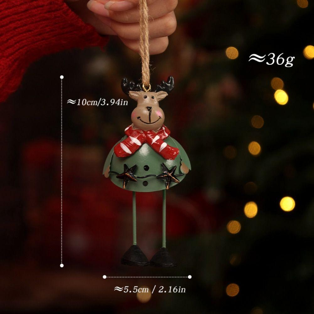 Nordic Style Xmas Tree Pendant Santa Clasu Christmas Ornament Christmas Hanging Decoration  Party