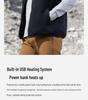Men's SKAH Shikahe Smart Heated Fleece Vest - Winter Warmth with Temperature Control & Stand Collar