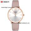 CURREN 9040 Women's Ultra-thin Waterproof Leather Strap Quartz Watch