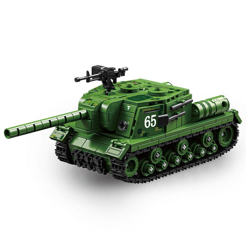 World War Army Military Soldiers SWAT Leopard 2A7 Main Battle Tank Assemble Building Blocks City Construction Bricks Toys Gift