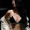 Dames Zomer Sexy Dunne Schouderband Zonder Spoor Zonder Beugel De Verenigde Staten Achterkant Driehoekige Cup Lingerie