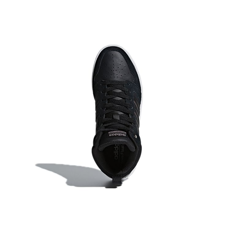 Adidas Neo Cloudfoam Super Hoops Mid Casual Sneakers Women Sneakers Black DB0307