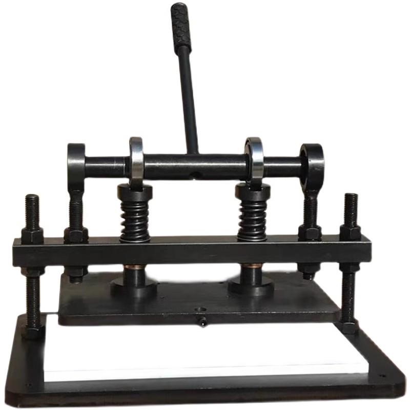 Compact Manual Die Cutter for Leather, Fabric, Paper, and Cardboard