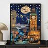Diamond Mosaic Colorful Diamond Painting Elves Flying Everywhere Full Round Embroidery Cartoon Creative Hobbies Wall Decor