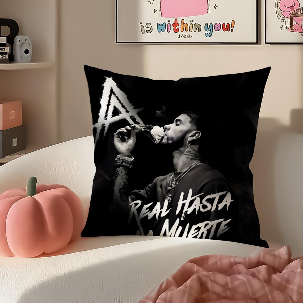 

RReal HHasta LLa MMuerteS Cushion Cover Pillowcase Short Plush Invisible zipper Room Sofa Cushion Cover 30X30cm