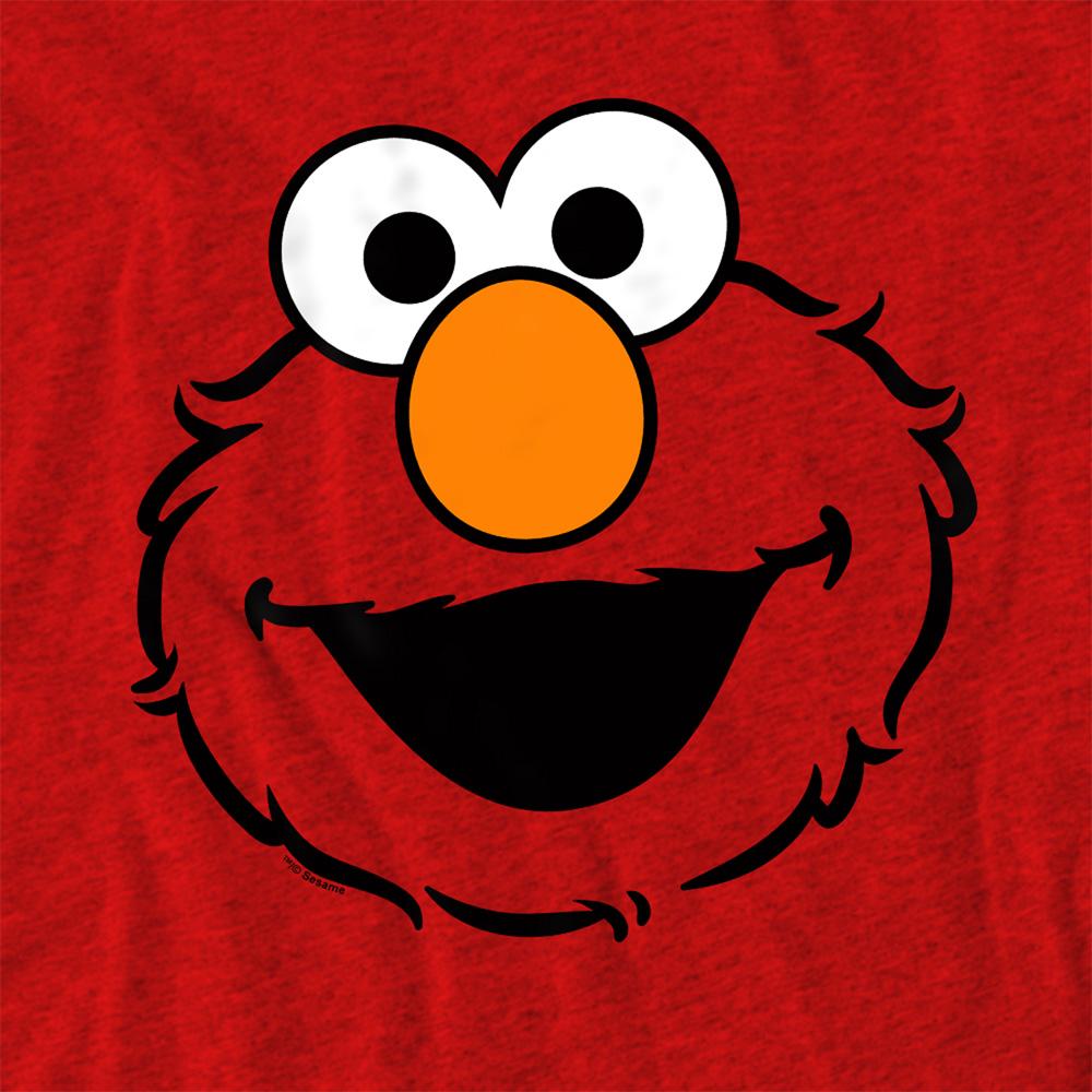Sesame Street Unisex Erwachsenen Elmo Ganzkörper Heather T-Shirt