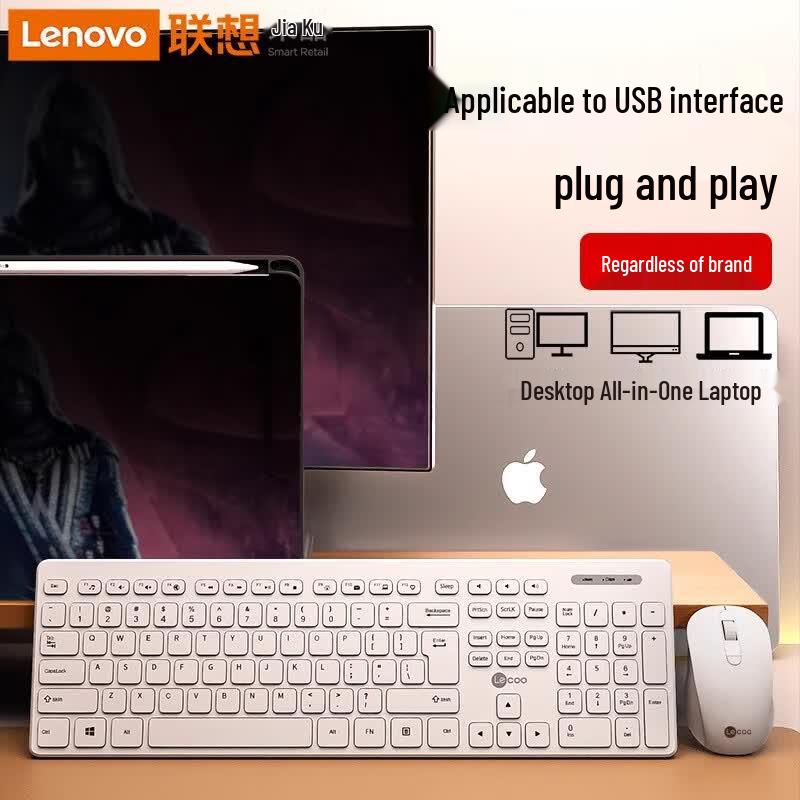 Lenovo Wireless Office Keyboard and Mouse Combo