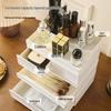 Stackable Multi-Layer Cosmetic Storage Box: High-End Skincare & Lipstick Organizer with Desktop Drawers