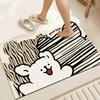 Cartoon Diatom Mud Floor Mat, Bathroom Non-Slip And Easy To Take Care Of, Foot Mat Household Water-Absorbing Quick-Drying Dirt-Resistant Bathroom