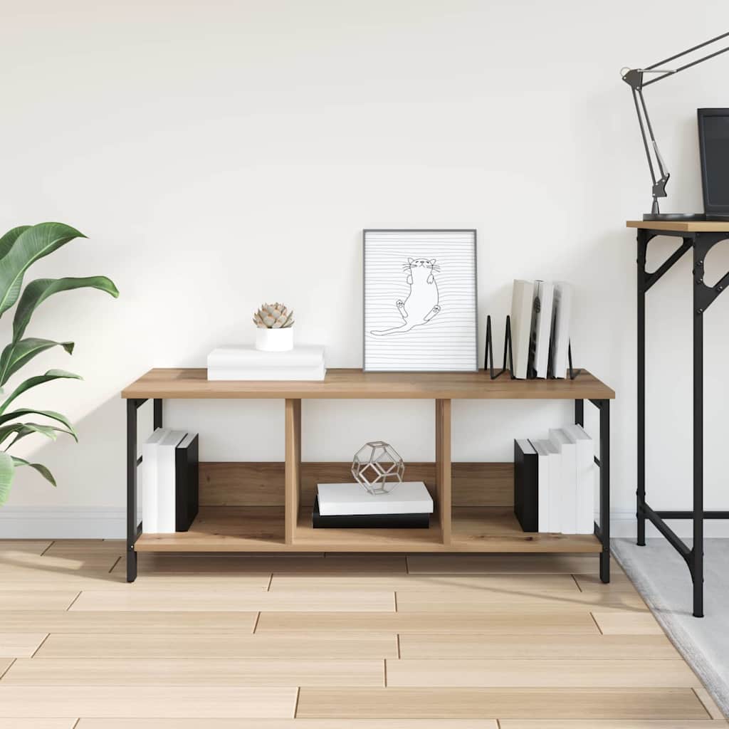 Artisan Oak Bookshelf 102 x 32 x 40.5 cm Particleboard