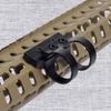 Tactical 25.4mm Offset Flashlight Scope Mount M-LOK KEYMOD Rail 45 Degree Sight Hunting Airsoft Accessories