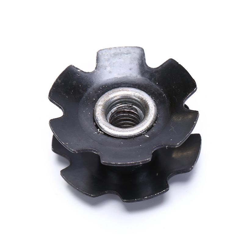 1 pezzo bici bicicletta ciclismo tubo sterzo cuffia in alluminio dado a stella 1 1/8" 28,6 mm