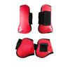2 Pair Equestrian Supplies Jumping Leg Protection Boots Adjustable Protective Gear with Nylon Fastener Good Harness