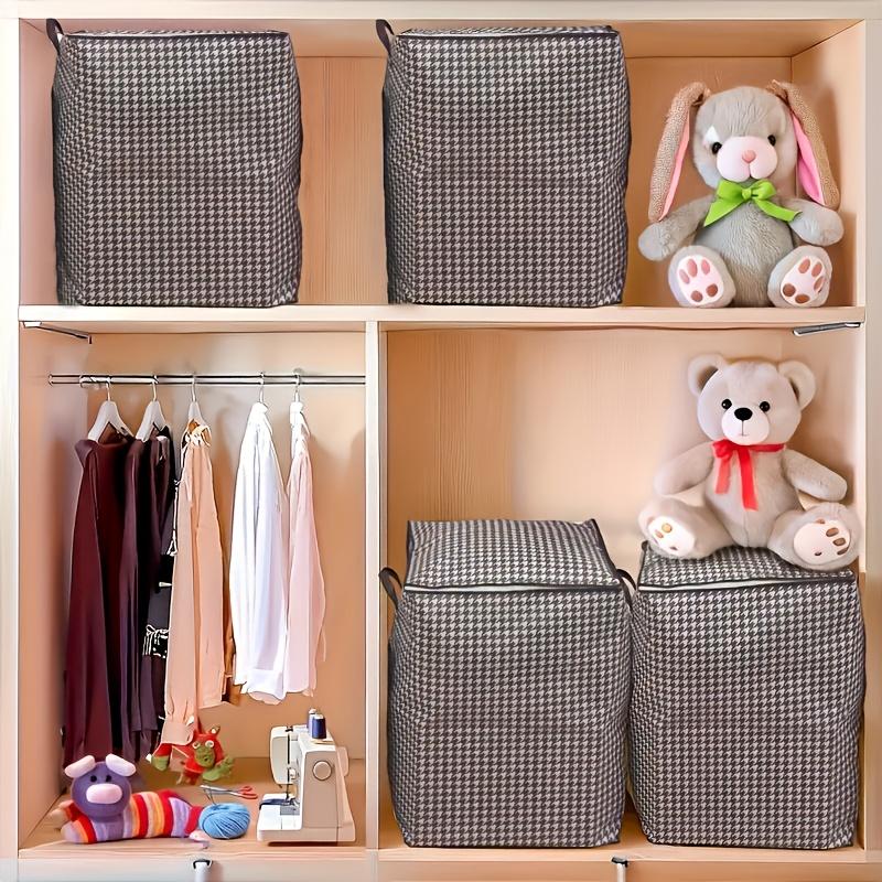 1 pièce Boîte de rangement extra large de 47,55 gallons d'épaisseur pour usage domestique, Seau de rangement grande capacité pour vêtements et literie, Sac anti-poussière et anti-humidité