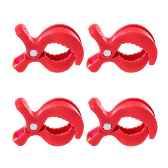 4Pcs Baby Pram Stroller Seat Cover Peg Hook Blanket Cart Clip Play Gym Accessory