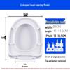 Universal Thickened U-Shaped Toilet Seat