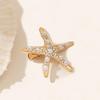 Korean Style Starfish Pearl Rhinestone Hair Clip - Women's Updo Hair Accessory for Fashionable Looks