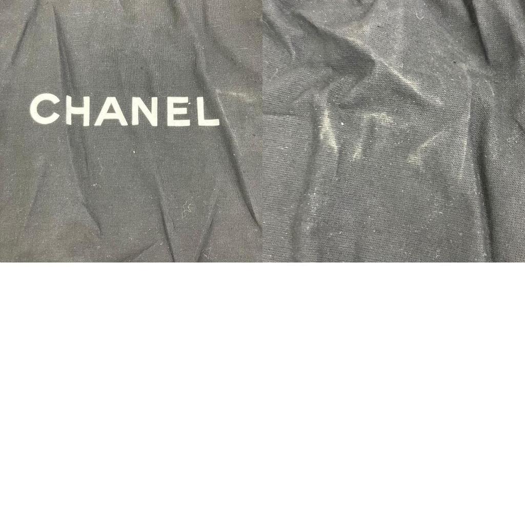 Used 186005 Current condition CHANEL CHANEL Storage bag included Rain boots CHANEL 36 23cm black lame enamel ladies