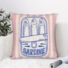 Sardine Pattern Sofa Throw Pillow Cover Decorative Cushion Cover