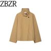 Zbzr Autumn New Women Clothes Western Style Fashion Temperament Cotton Long Sleeve Shirts Outerwear 3833243 732
