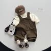 Mengbaobi Kids' Autumn Overalls: Japanese and Korean Style Pants for Boys and Girls, Casual and Trendy.