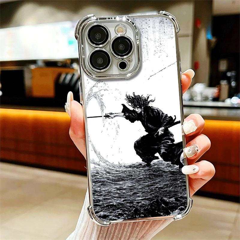 

Vagabond Samurai Manga Soft Phone Case For iPhone 15 16 17 Air 14 Pro Max 16E Plus 13 12 Mini Plating Anti-Fall Fundas iPhone 16 Plus
