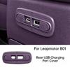 For Leapmotor B10 B01 Lafa5 B05 Car Rear USB Charging Port Cover Scratch-resistant Protector Interior Accessories