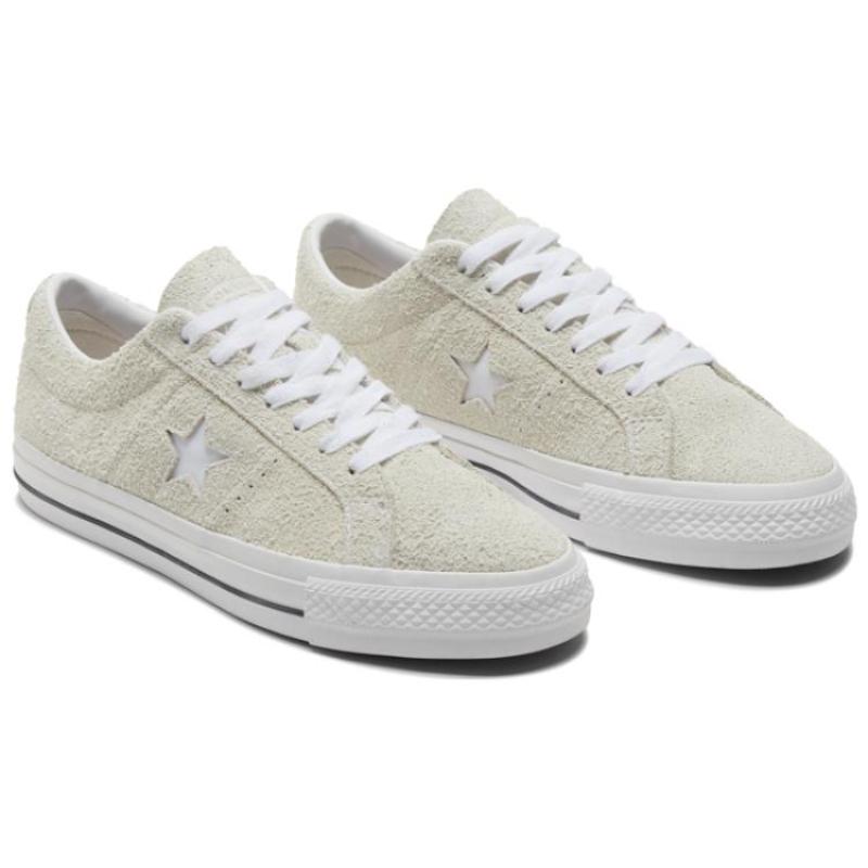 Converse One Star Pro Pro Retro Casual Durable Lightweight Low-Top Sneakers Unisex Cream