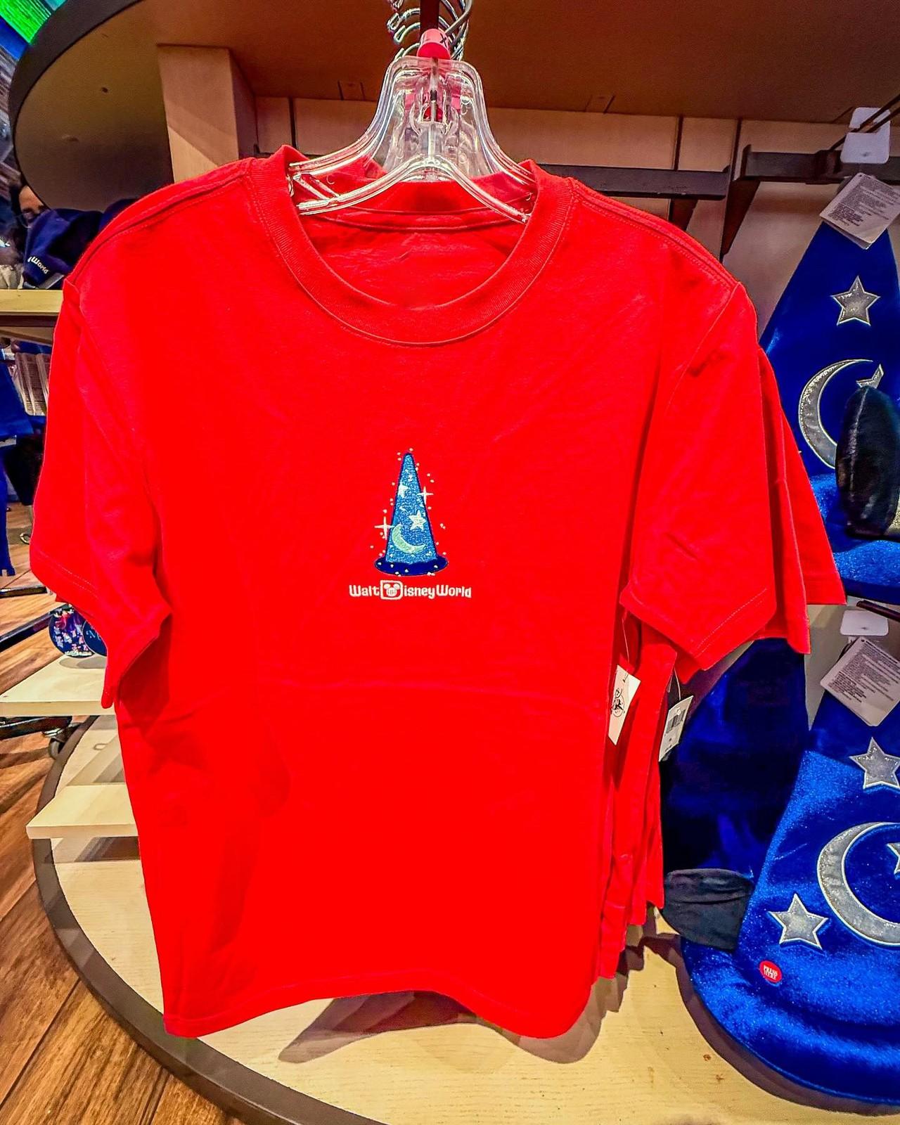 Mickey Mouse Sorcerers Hat T-Shirt Fantasia Walt Disney World Comfort Colors L