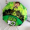 Ben 10  pattern, automatic folding umbrella, portable and foldable design, 8 ribs, a Christmas or birthday gift.