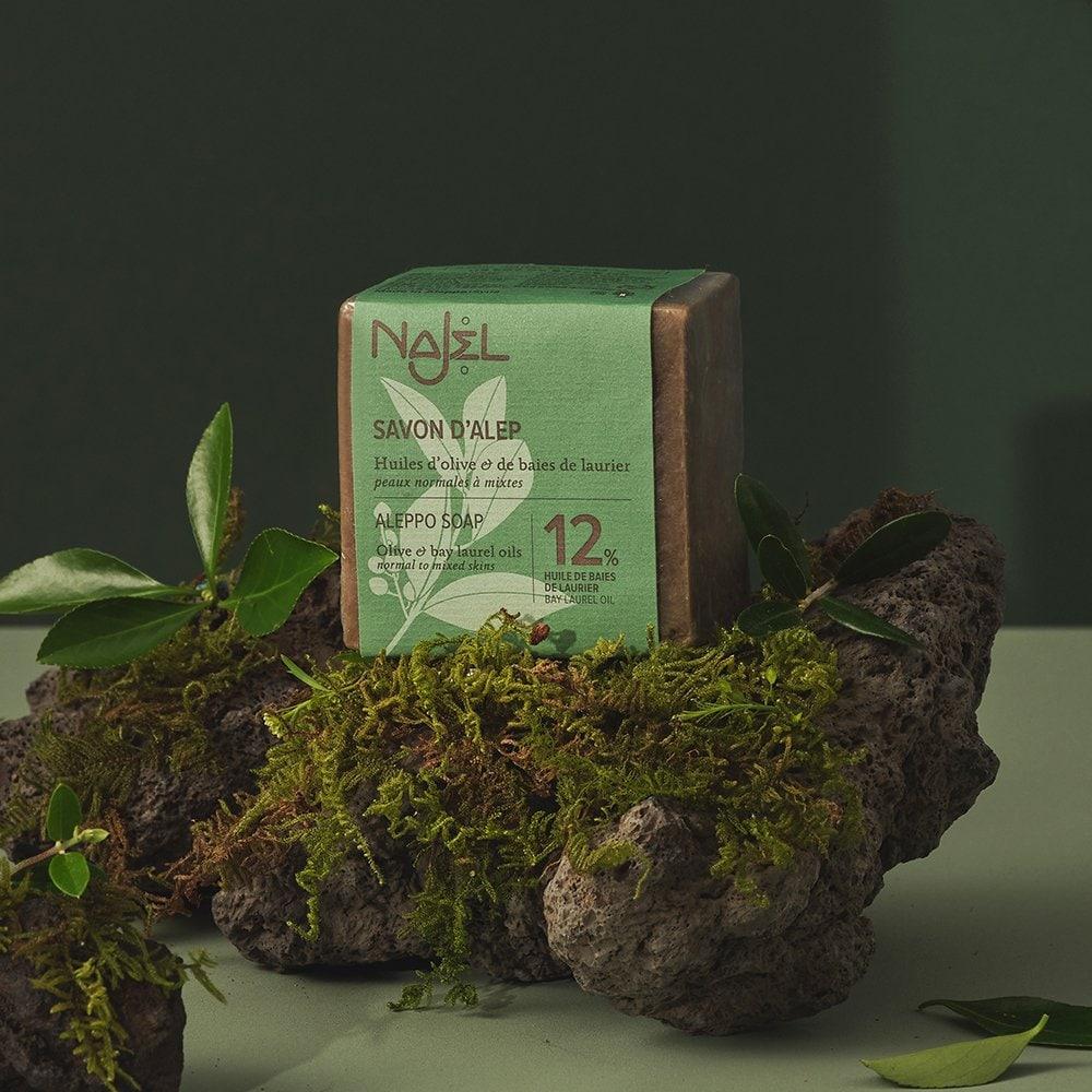 Najel Aleppo Soap Laurel Oil 12% Natural Cleansing Pore Soap Keratosis Trouble Care