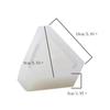 1 Pcs 3D Mold Triangle Concrete Silicone DIY Cement Clay Craft Casting Flower Pot Simple and Generous