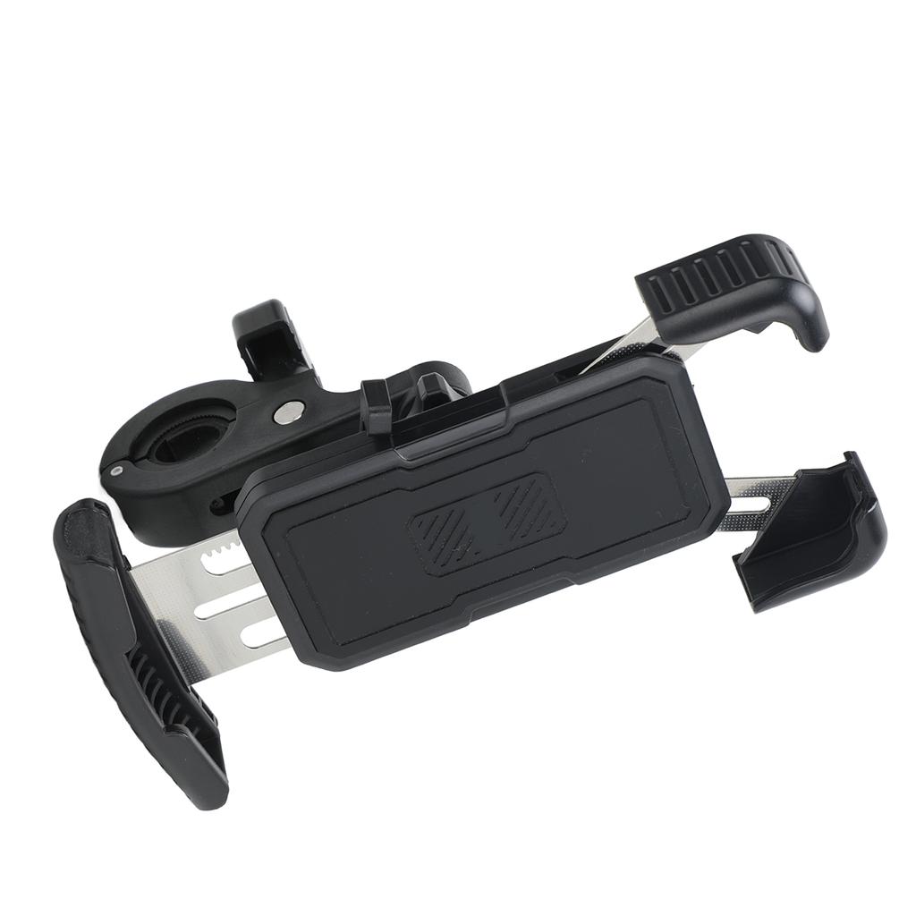 Bike Phone Holder Mount Shockproof Mobile Phone Navigation Bracket for Motorcycle Electric Bicycle Black