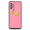 Phone Case for Samsung Galaxy A55 A53 A52 A52S A51 A41 A35 A32 A25 A23 A15 A13 A71 A72 5G Soft TPU Shell Funny Bite Apple Banana