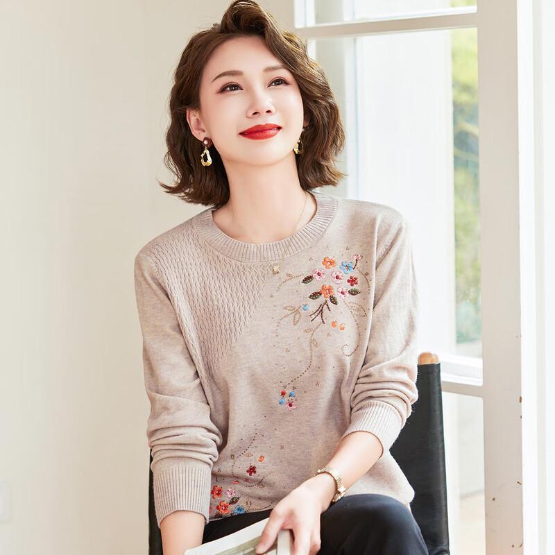 

Jianhu Women s Elegant Long-Sleeve Knit Top 3XL