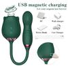 Sex Toy 2 In 1 Sucking Vibrator Nipple Penetration Vagina Rose-Vibrator G-spot Stimulator Masturbation Tools Women Audle Product Dildo Vibrating Egg