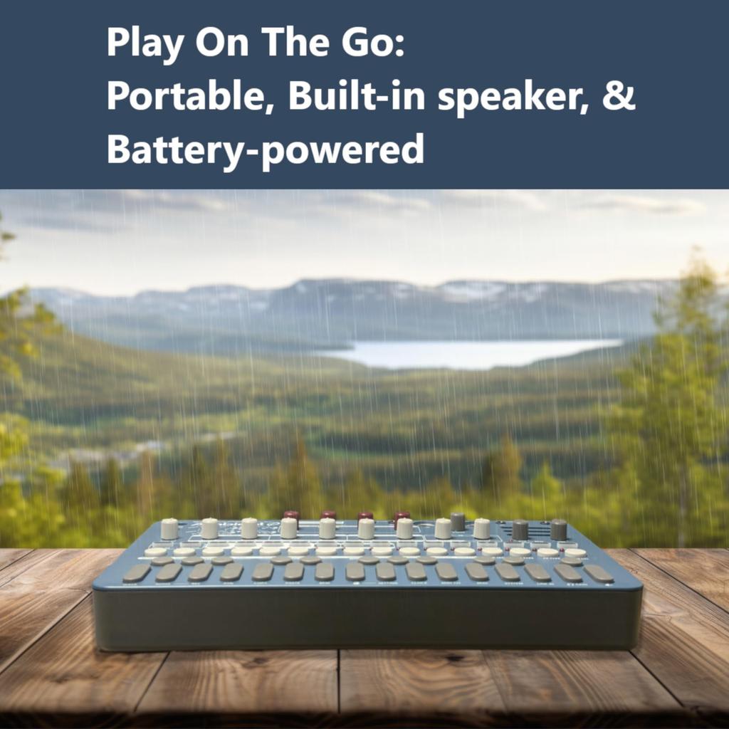 SONICWARE LIVEN Ambient An immersive ambient music generator with four layers of overlapping and shifting tones and with speakers Ø [Soundscape
