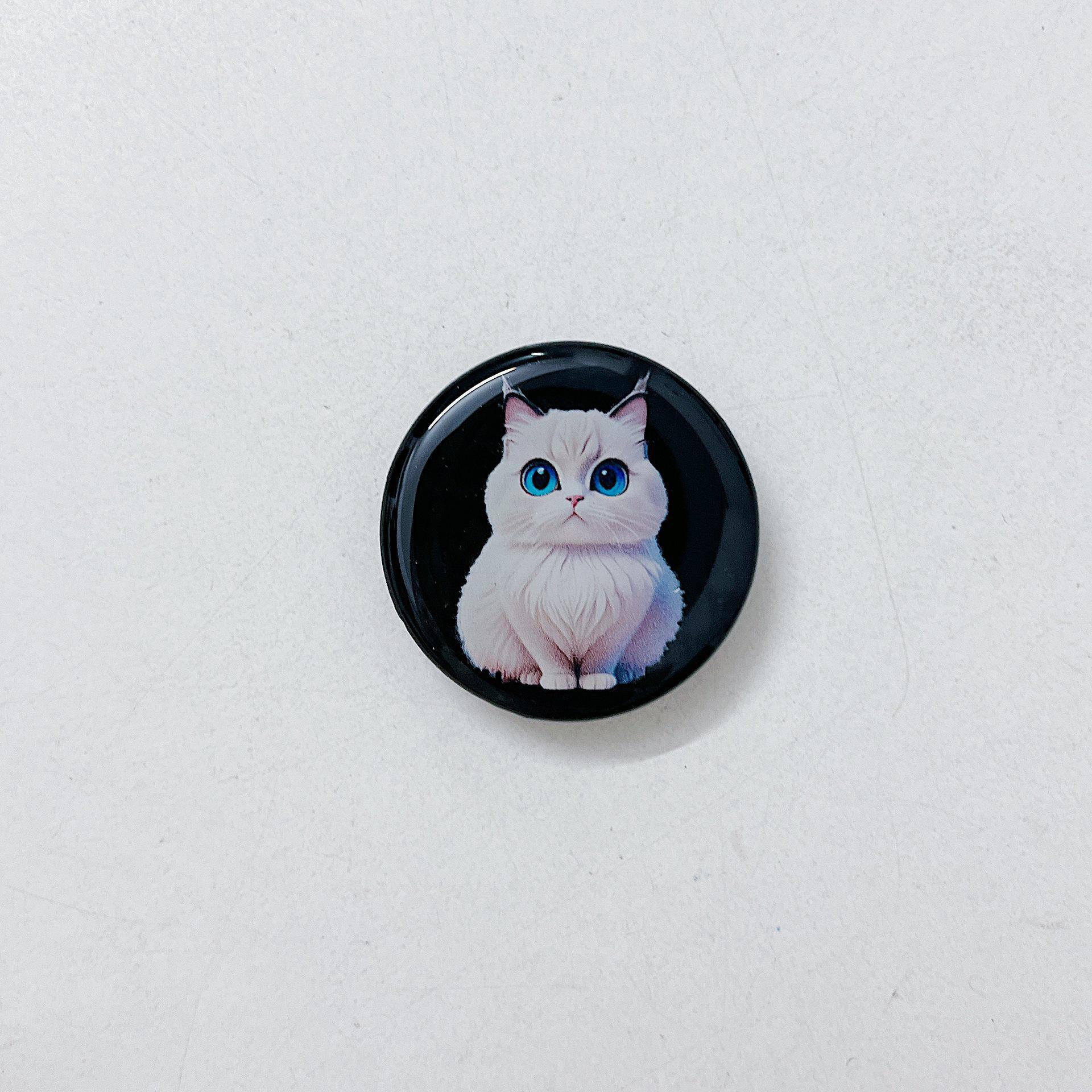 

Премиальная черная 3D-наклейка на спину котенка и выдвижная настольная подставка для телефонов и планшетов model 02 чёрный