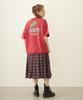 Milkfed Casual Fresh Cherries Wide Short Sleeve Red Women's Tee,