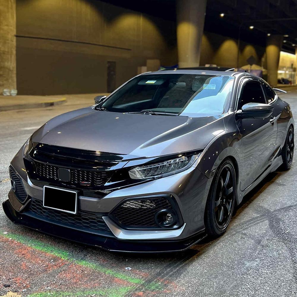 Splitter Labbra Diffusore Body Kit Spoiler Protezione Paraurti Anteriore per Honda Civic 10ª FK7 Hatchback SI 2&4 Porte 2016-2021