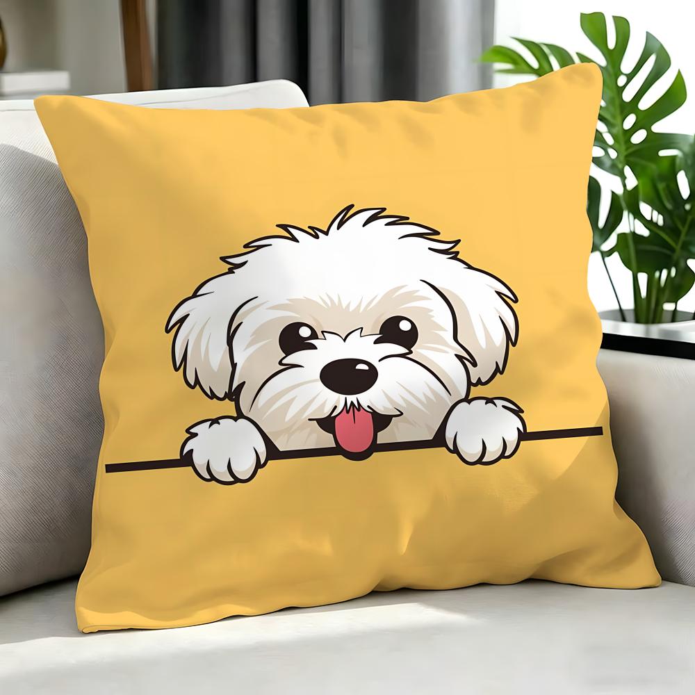 Cartoon MMint Puppyed Cushion Cover Cushion Cover Set Pcs x x x Pillowcase Decorative Sofa Home Decor