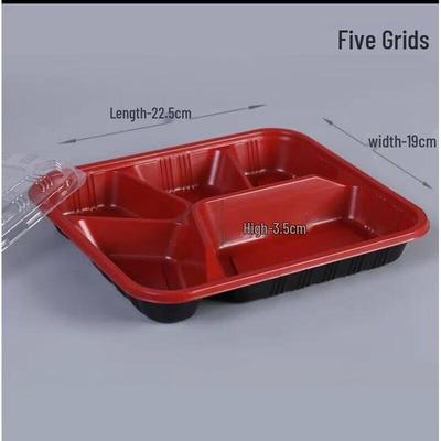 Horned Pansy Multi-Compartment Disposable Lunch Boxes