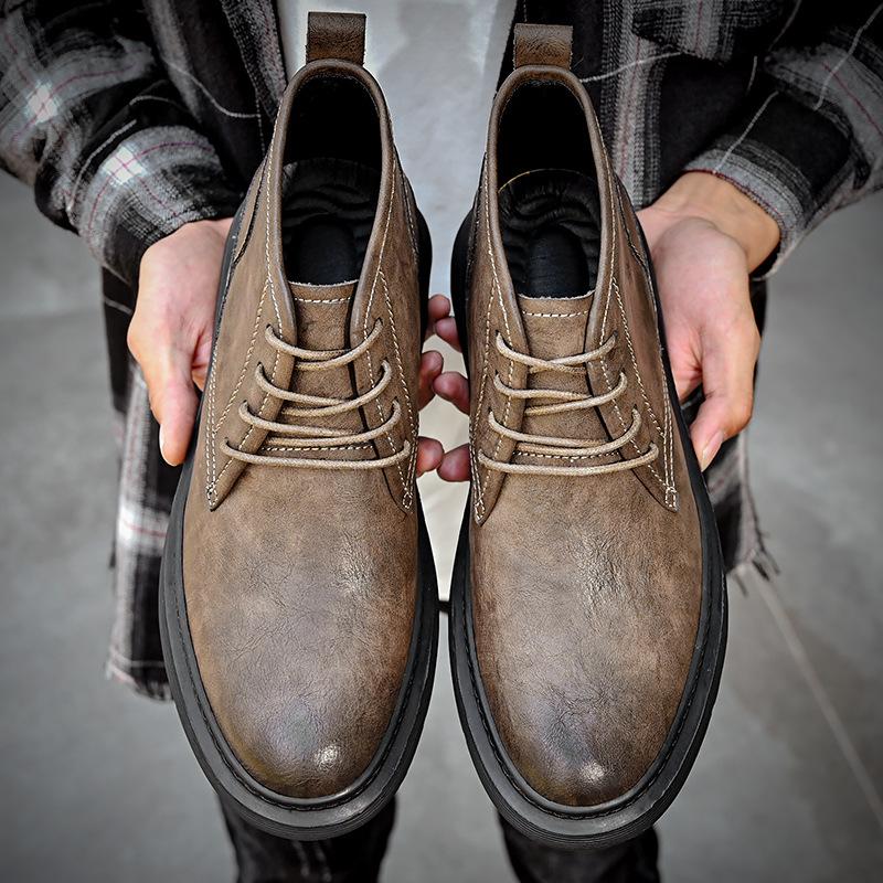 Autumn and Winter Trend Retro Martin Boots, Young and Young Outdoor Leisure Large Size Men's Boots