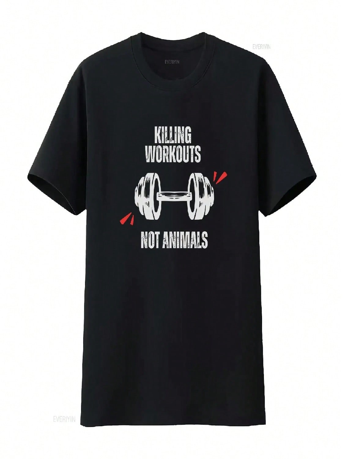 Vegan Gym T Shirt Killing Workouts Not Animals Vegains Muscle Animal Rights Fitness Enthusiast Vintage Washed S разноцветный
